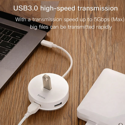 FlexConnect™ | Professionele 4-in-1 USB Hub met Sfeerverlichting