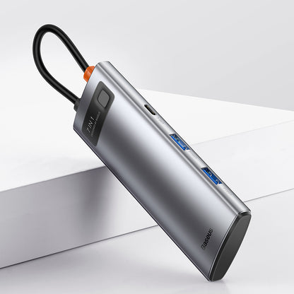 Baseus™ | Metal Gleam Multifunctionele 7-in-1 USB-C Docking Station