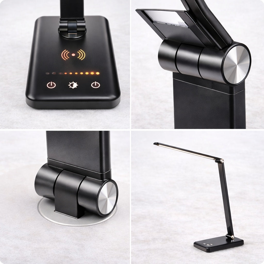 HomeLuxe™ | Draadloze LED Bureaulamp met Oplaadfunctie