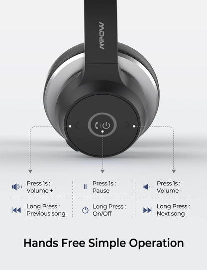 Mpow™ HC5 Pro | Professionele Draadloze Headset met Microfoon