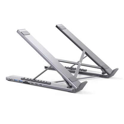 ErgoStand™ | Laptop Standaard met 8-in-1 Docking Station