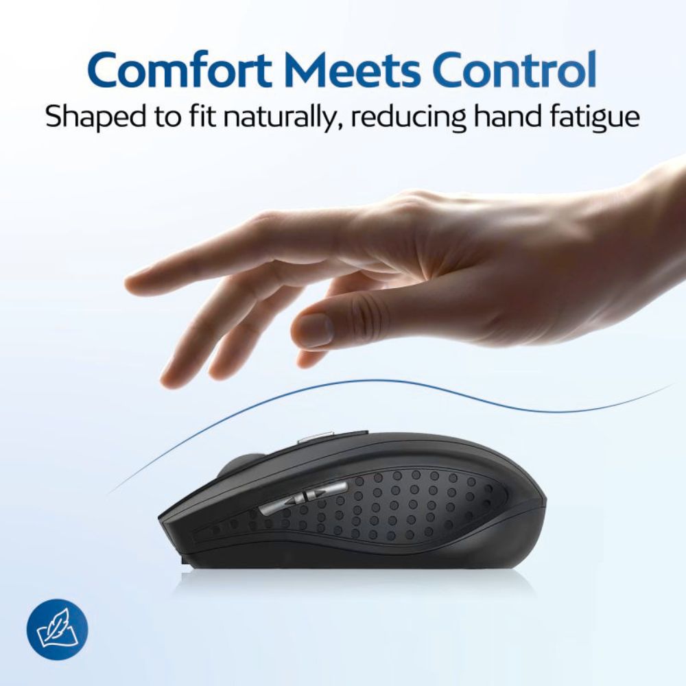 WhisperClick™ | Comfortabele Extra Stille Draadloze Muis 2.4GHz