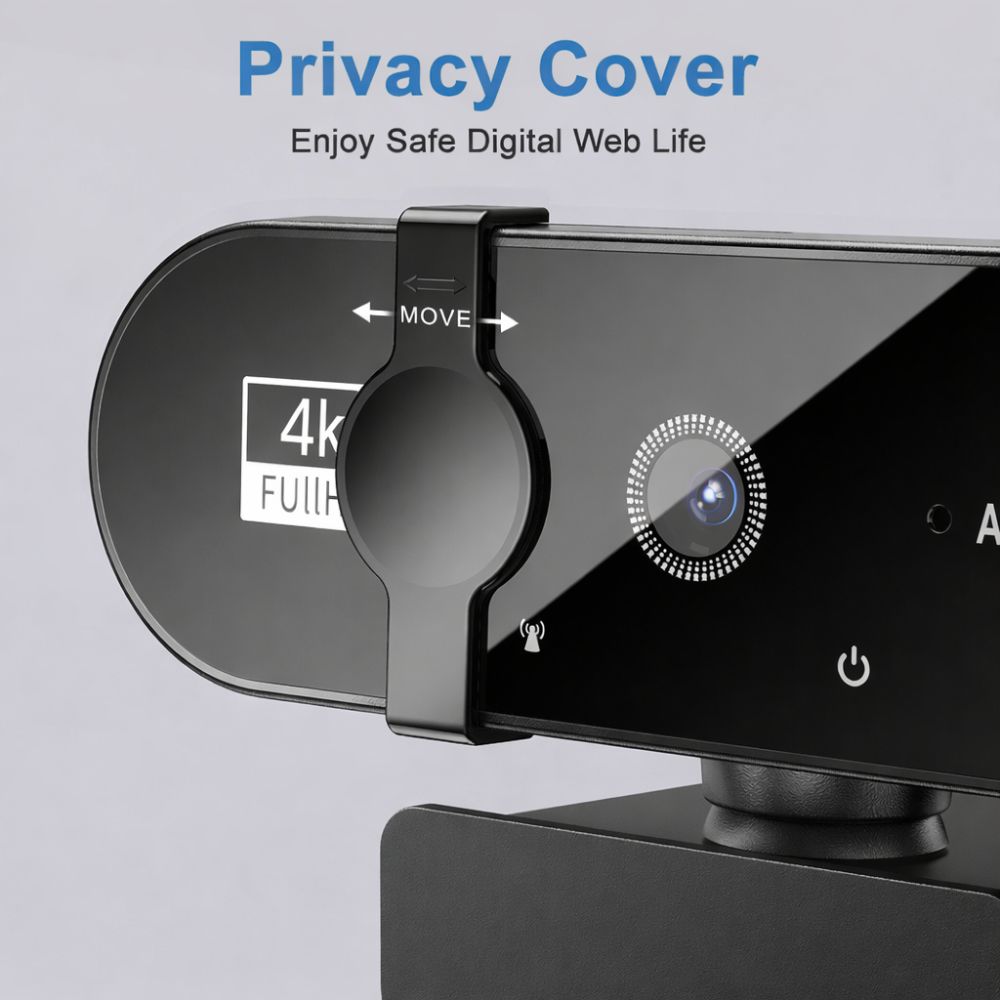 CrystalClear™ | 4K FULL HD Pro Webcam met Ruisvrije Microfoon