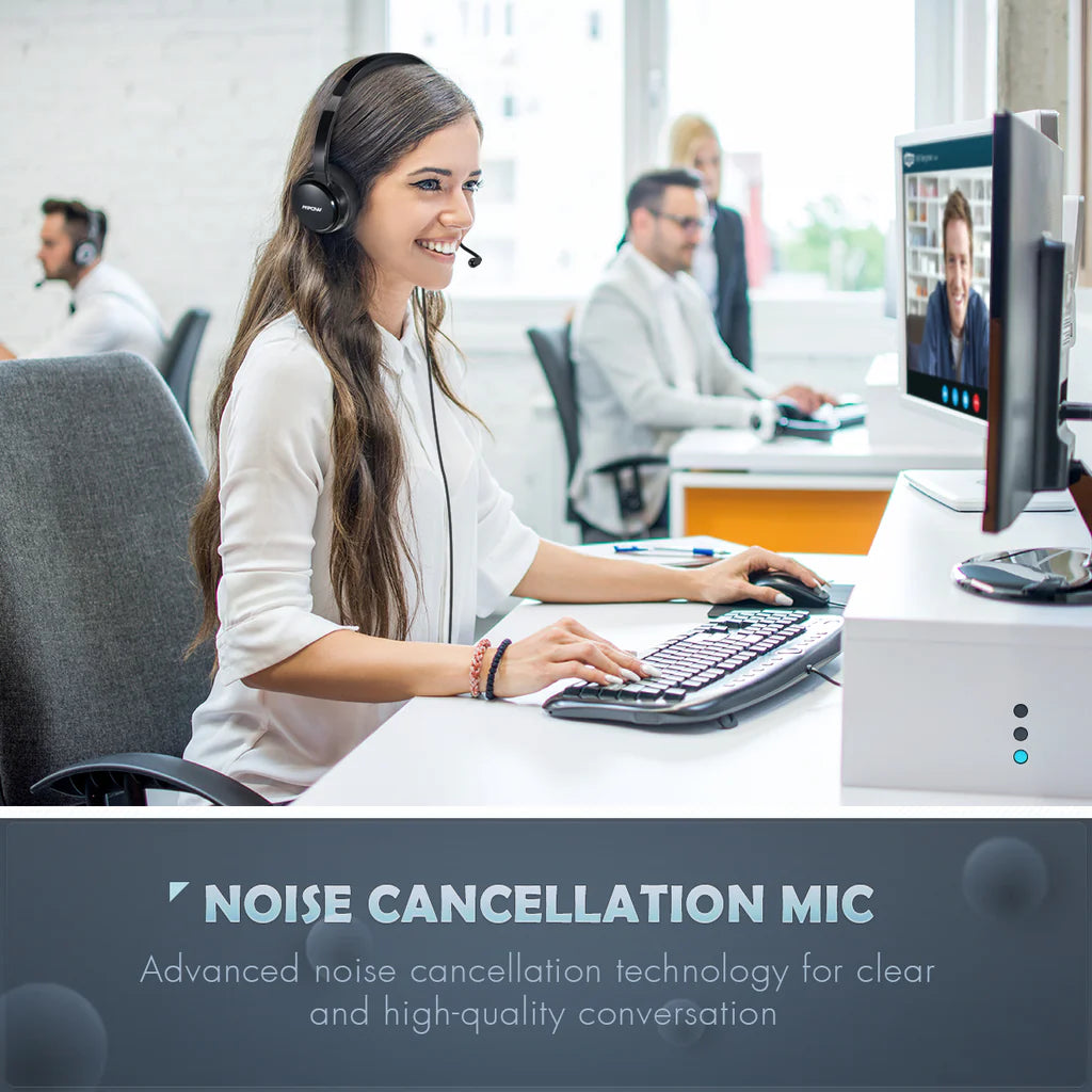 Mpow™ 071 Pro | Professionele Bedrade Headset met Microfoon