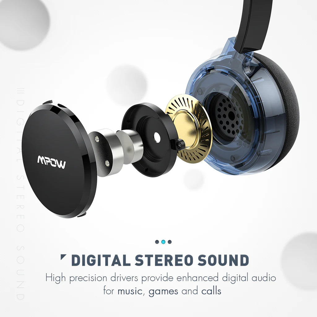 Mpow™ 071 Pro | Professionele Bedrade Headset met Microfoon