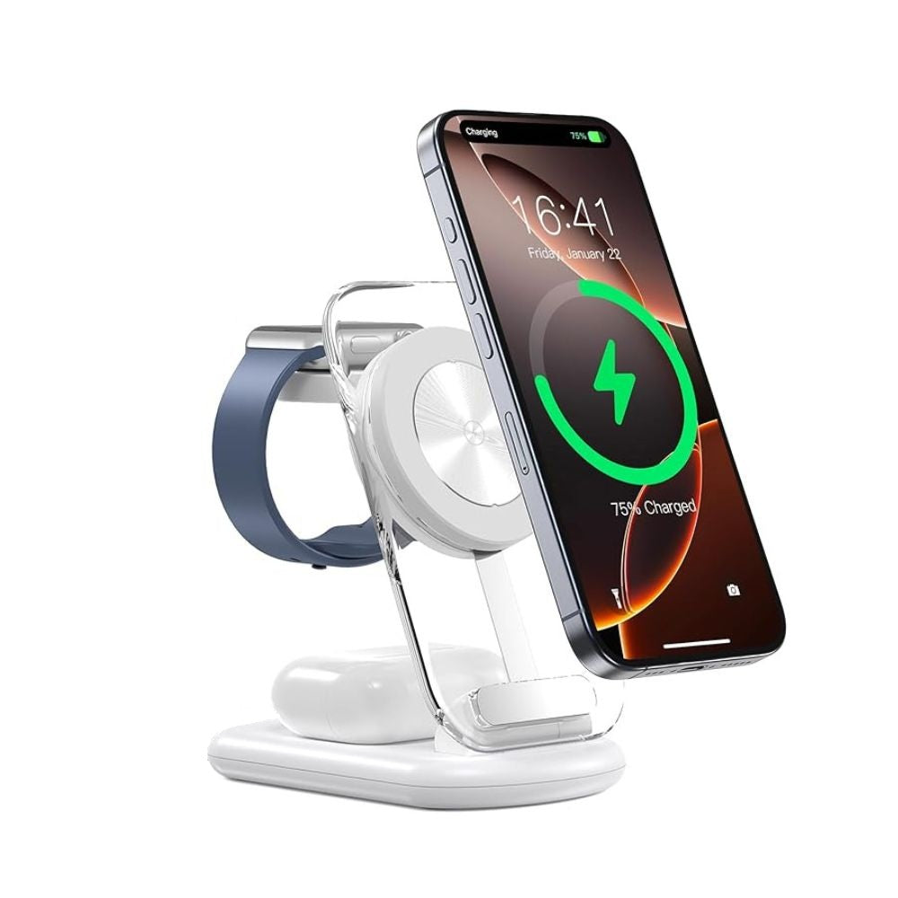 PowerWave™ | 3-in-1 Magnetisch Draadloze Oplader voor Apple