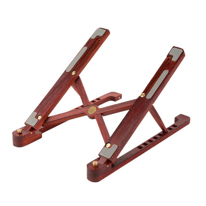 WoodStand™ | Luxe Houten Laptop Standaard met 8 standen