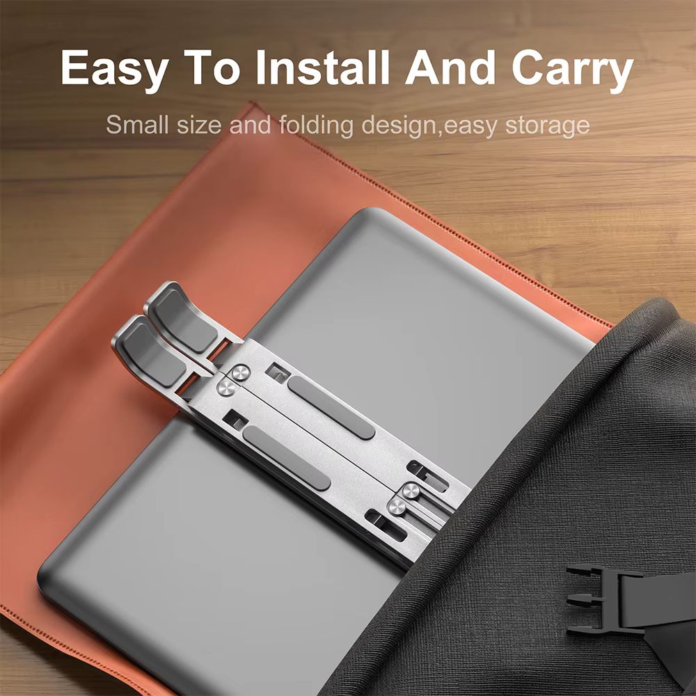 AluStand™ | Aluminium Laptop Standaard met 6 standen